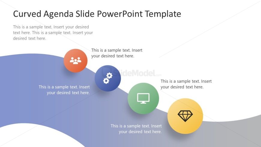 PPT Slide Template for Agenda Presentation