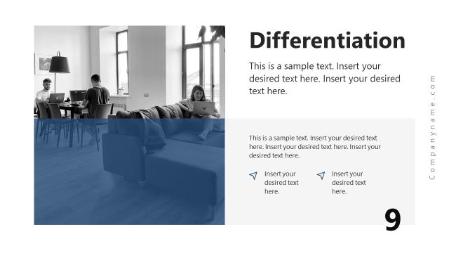 Company Information Slide – Differentiation Point