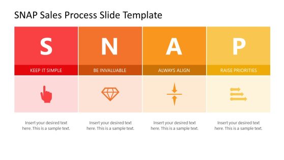 SNAP Sales Process PowerPoint Template