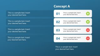 PPT Pros & Cons Comparison Slide for Presentation