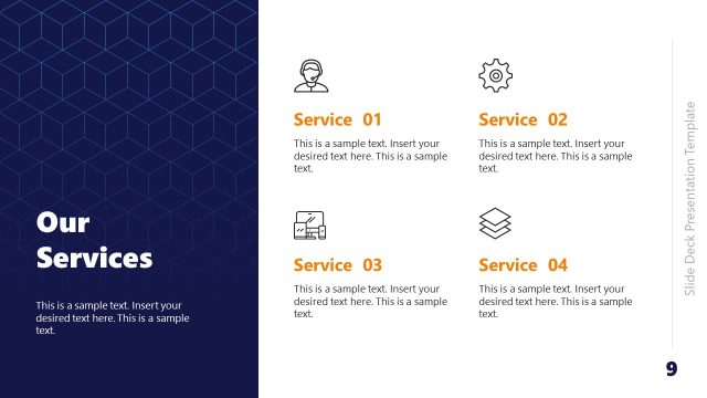 Our Services Slide for Company Presentation