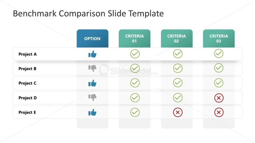 Benchmark Presentation Slide Template
