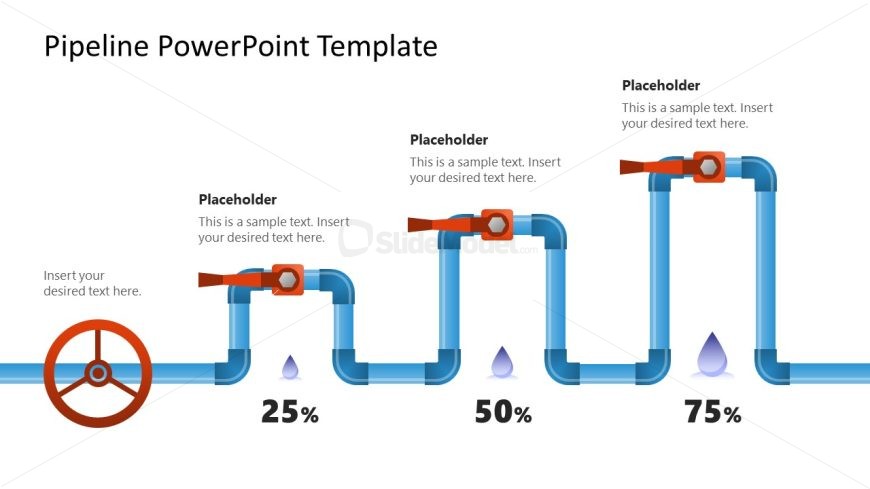 Water Pipeline Template for PowerPoint