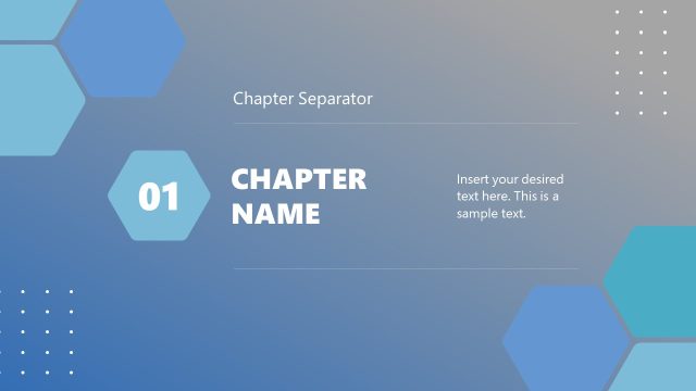 Chapter Separator Slide for Data Analysis PPT Template