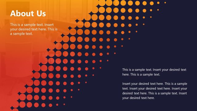 Editable Slide Template for About Us – Innovative Business Presentation Slide Deck