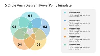 PPT Venn Diagram Slide for Presentation