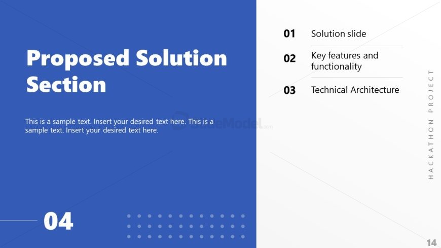 PPT Template for Hackathon Presentation