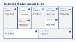 Hackathon Template Slide for Business Model Canvas 