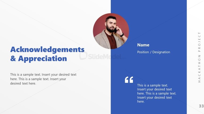 PPT Slide for Hackathon Project Presentation