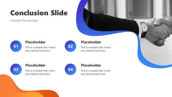 Customizable Conclusion Slide PowerPoint Template for Presentation