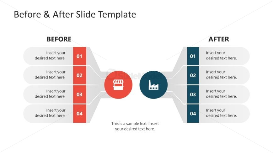 Before & After Slide for Presentation