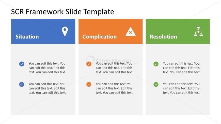 Editable SCR Presentation Slide 