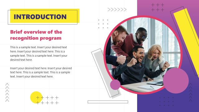 Operations Metrics Recognition Program PowerPoint Template