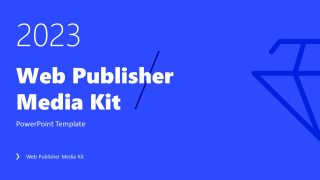 Web Publisher Media Kit PPT Template - Title Slide