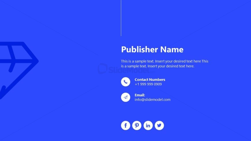 Template for Web Publisher Media Kit PowerPoint Presentation