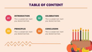 Table of Contents Slide for PowerPoint Presentation