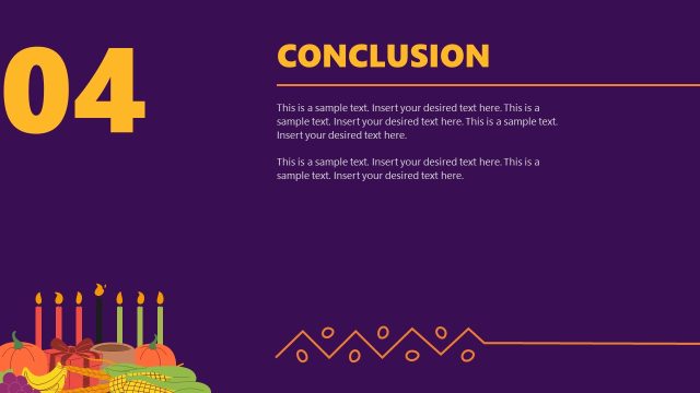 Editable PPT Template for Kwanza Presentation