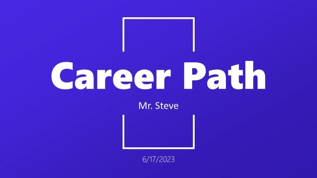 Career Presentation for PowerPoint