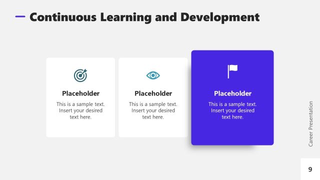 Editable Slide for Continuous Learning and Development