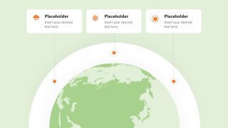 Customizable Earth Diagram PPT Presentation Template