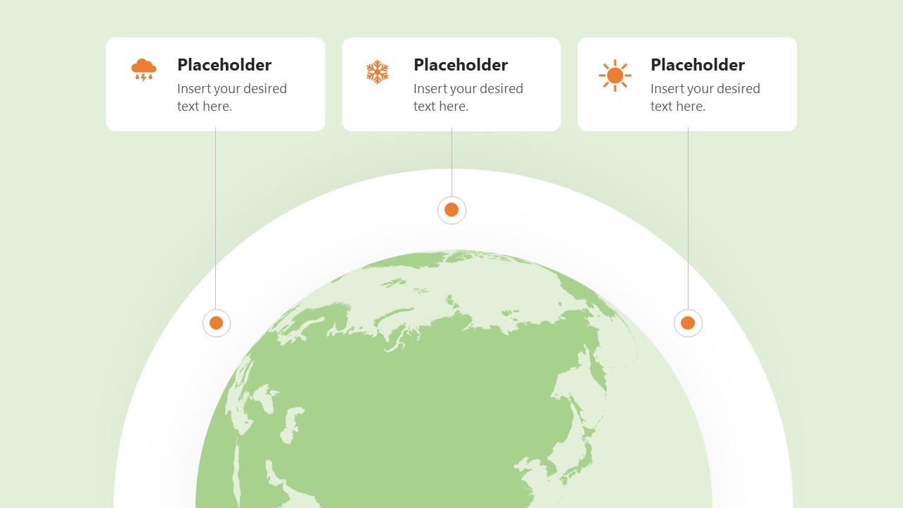 Customizable Earth Diagram PPT Presentation Template