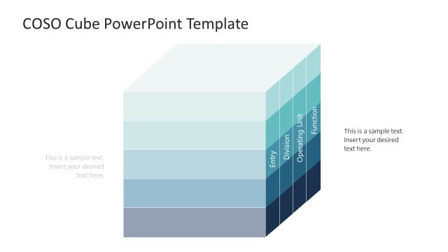 Editable COSO Cube Template for PowerPoint