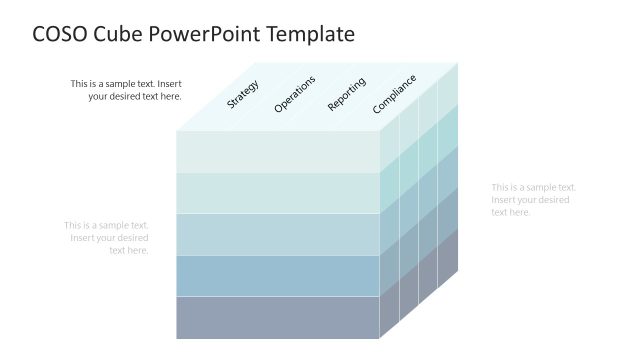 Customizable COSO Cube PPT Template for Presentation