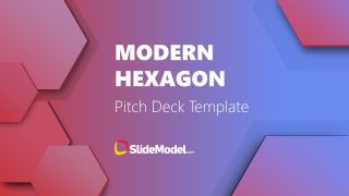 Modern Hexagon Pitch Deck PPT Slide 