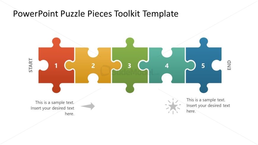 Infographic Slide - Puzzle Pieces Toolkit Template - SlideModel