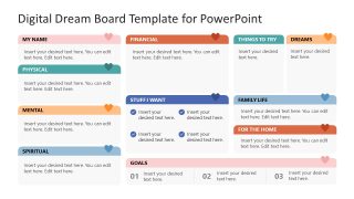 Customizable Digital Dream Board PPT Template 