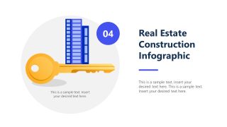 Editable Real Estate Construction Infographic Template Slide