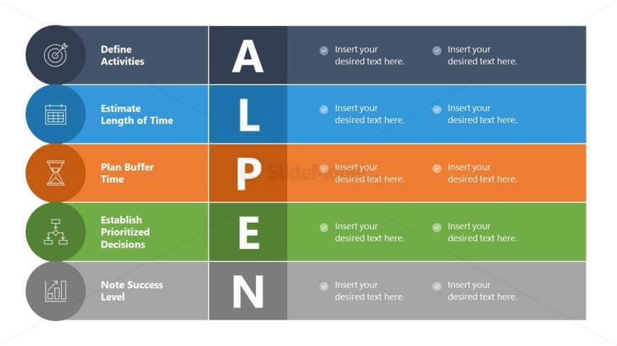 Customizable ALPEN Model PPT Template