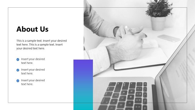 About Us Slide for Formal Presentations