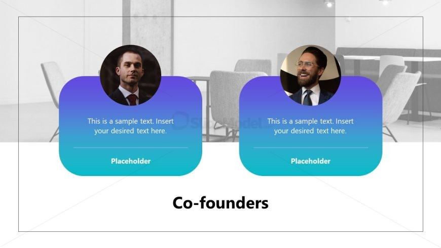 Co-founders Presentation Slide PowerPoint Template