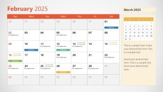 Customizable 2025 Calendar With Sunday as First day