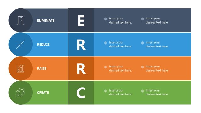 PowerPoint Rows Layout for ERRC Model Presentation