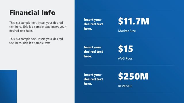 Financial Info Slide – Stats Presentation