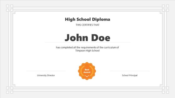 certificate for paper presentation