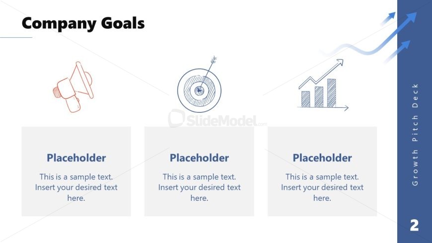 Company Goals Presentation Slide Template