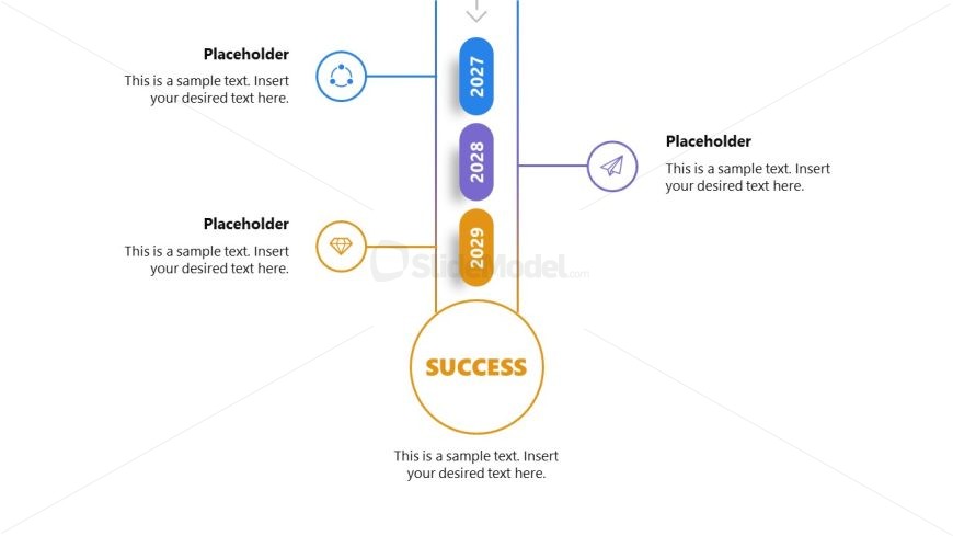 Editable Vertical Timeline Concept Design Template