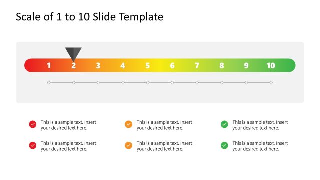 Scale of 1 to 10 PowerPoint Template