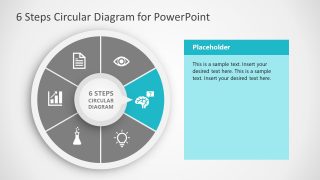 Presentation Template for 6-Step Circular Diagram