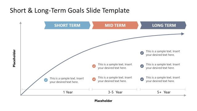 Short & Long Term Goals Template for PowerPoint