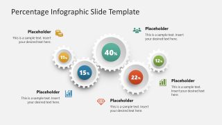 Percentage Infographic Slide for Presentation 