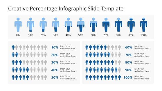 Creative Percentage Infographic Slide Template