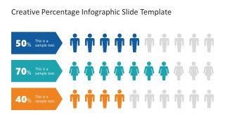 Percentage Infographic Template Slide 