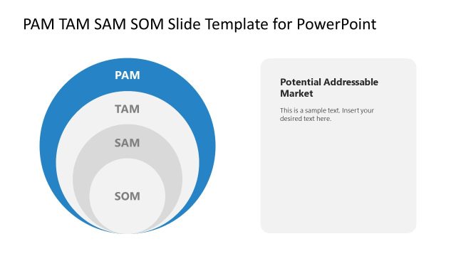 Customizable PAM TAM SAM SOM PPT Template