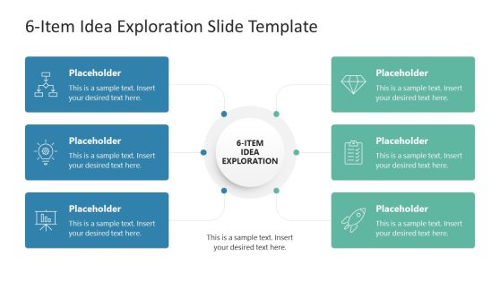 6-Item Idea Exploration PowerPoint Template