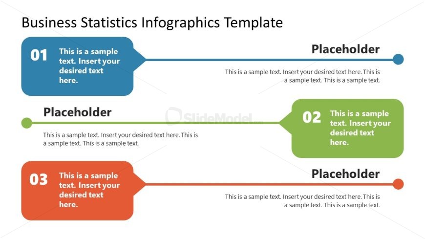 Business Statistics Infographic with PowerPoint Shapes