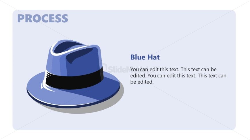 PowerPoint Slide for Six Thinking Hats PPT Template
